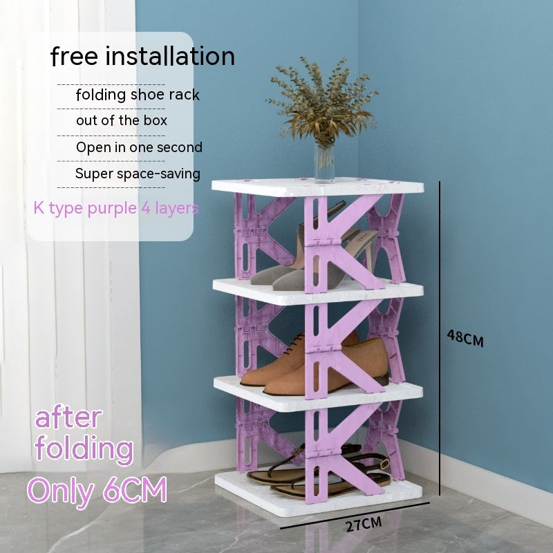 Plastic Installation-free Shoe Rack