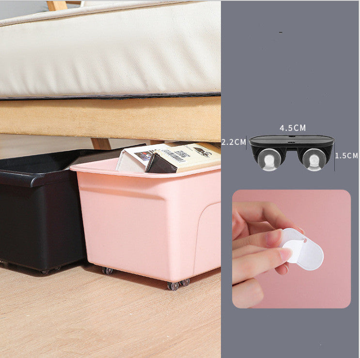 One-way Stickable Wheels For Storage Boxes