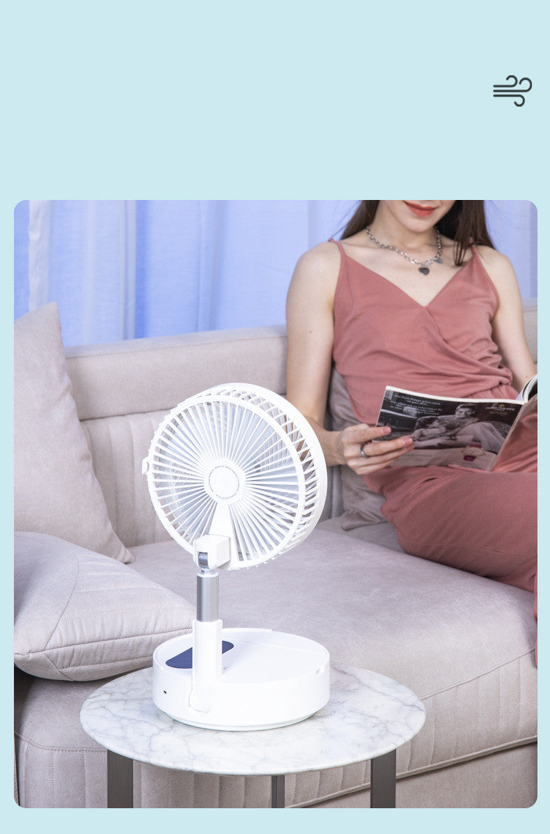 USB Charging Fan Portable Retractable Fan