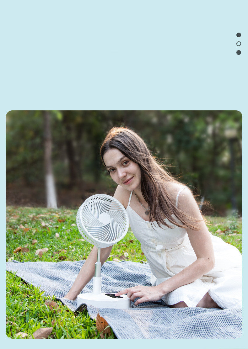 USB Charging Fan Portable Retractable Fan