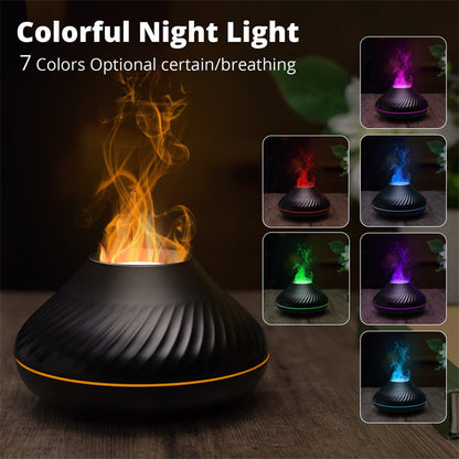 Volcanic Flame Aroma Oil Lamp