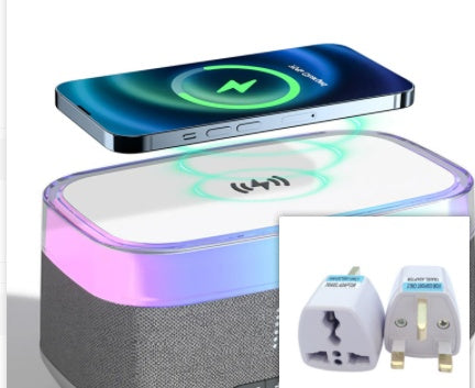 Multifunctional Alarm Clock With Wireless Bluetooth Speaker