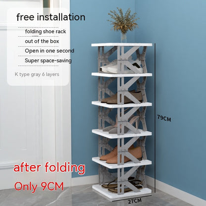 Plastic Installation-free Shoe Rack