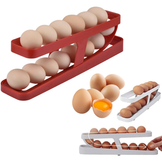 Automatic Scrolling Egg Rack Holder