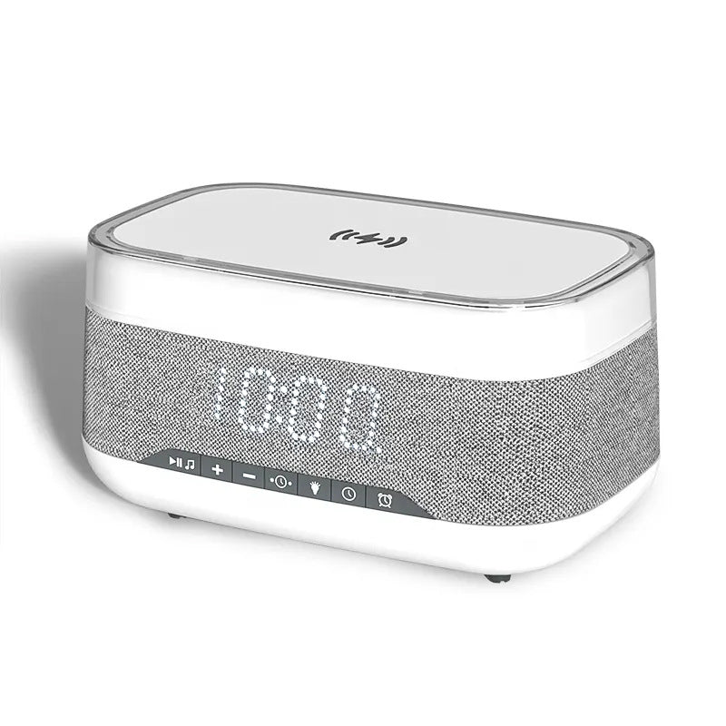 Multifunctional Alarm Clock With Wireless Bluetooth Speaker