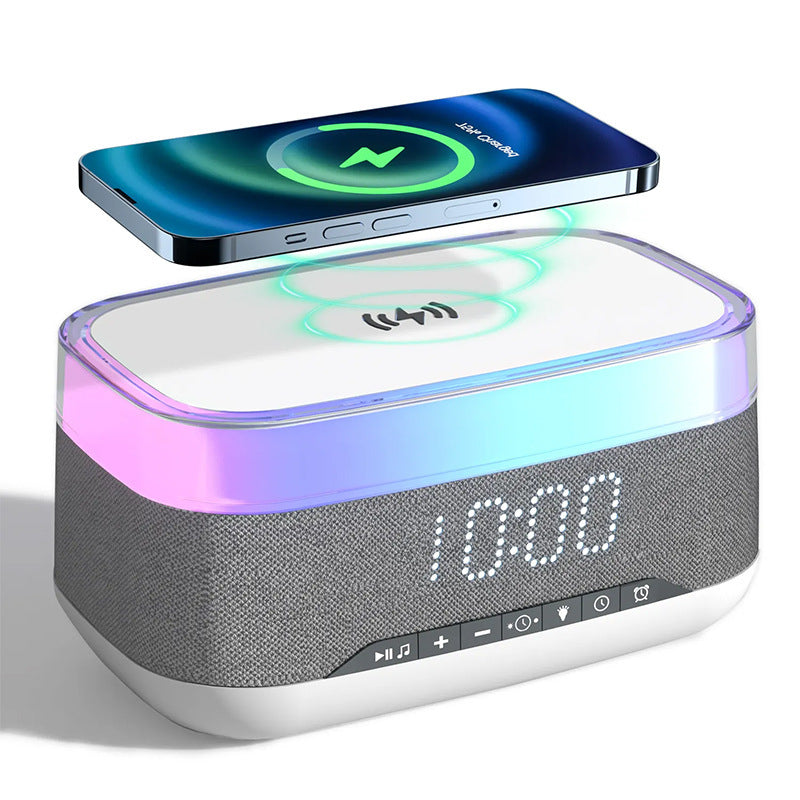 Multifunctional Alarm Clock With Wireless Bluetooth Speaker