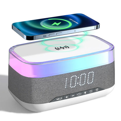 Multifunctional Alarm Clock With Wireless Bluetooth Speaker