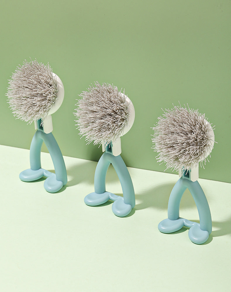 Vertical Pot Brush, Dish Brush, V-shaped Cleaning Brush